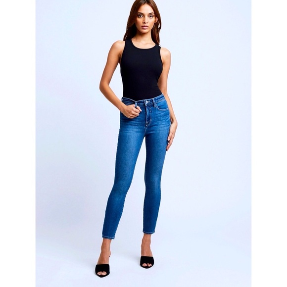 NEW! L'Agence Margot High Rise Skinny Stretch Denim Jeans Blue SZ 25 - Picture 12 of 12
